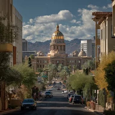 Arizona mortgage loan limits heatmap showing county-level conventional, FHA, VA, and USDA loan limits