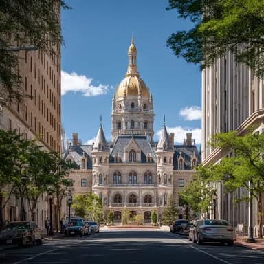 Connecticut mortgage loan limits heatmap showing county-level conventional, FHA, VA, and USDA loan limits