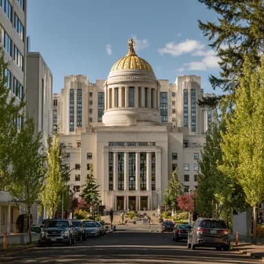Oregon mortgage loan limits heatmap showing county-level conventional, FHA, VA, and USDA loan limits