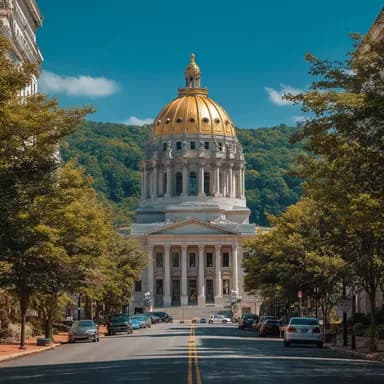 West Virginia mortgage loan limits heatmap showing county-level conventional, FHA, VA, and USDA loan limits