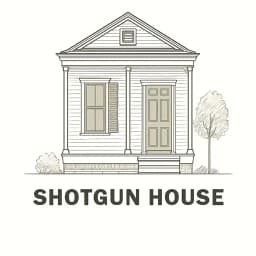 Shotgun style house