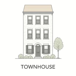 Townhouse style home