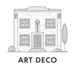 Art Deco style house