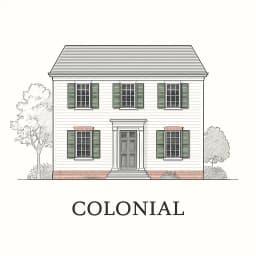 Colonial style house