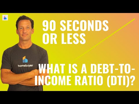 Debt To Income (Dti) Ratio In 90 Seconds