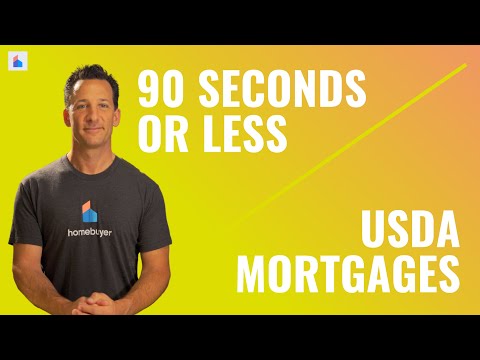 USDA Mortgages In 90 Seconds Or Less