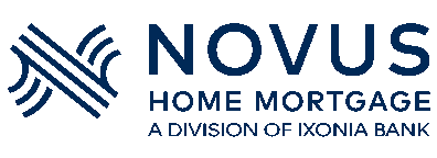 Novus Home Mortgage + Ixonia logo