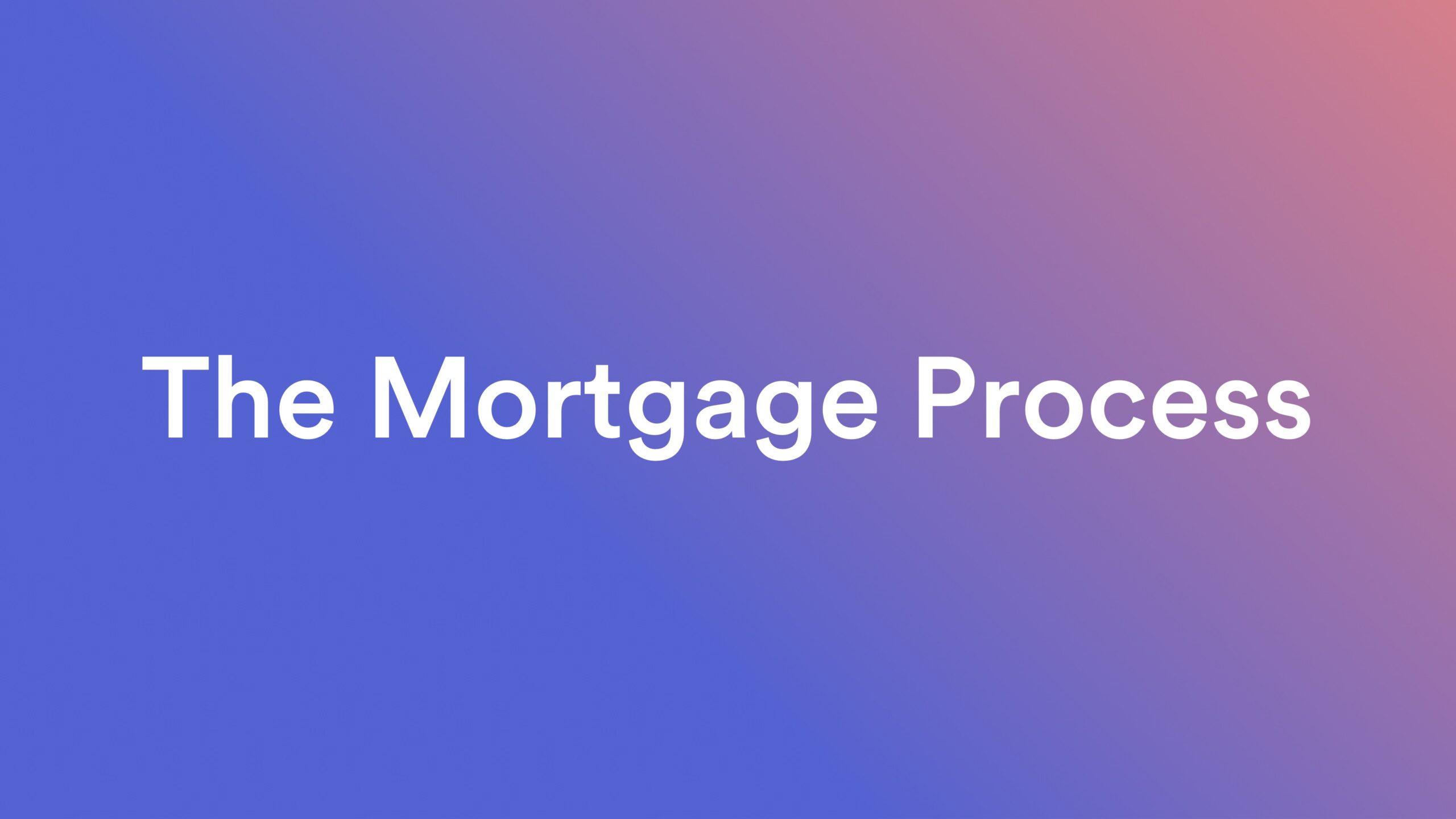 Graphic: The mortgage process