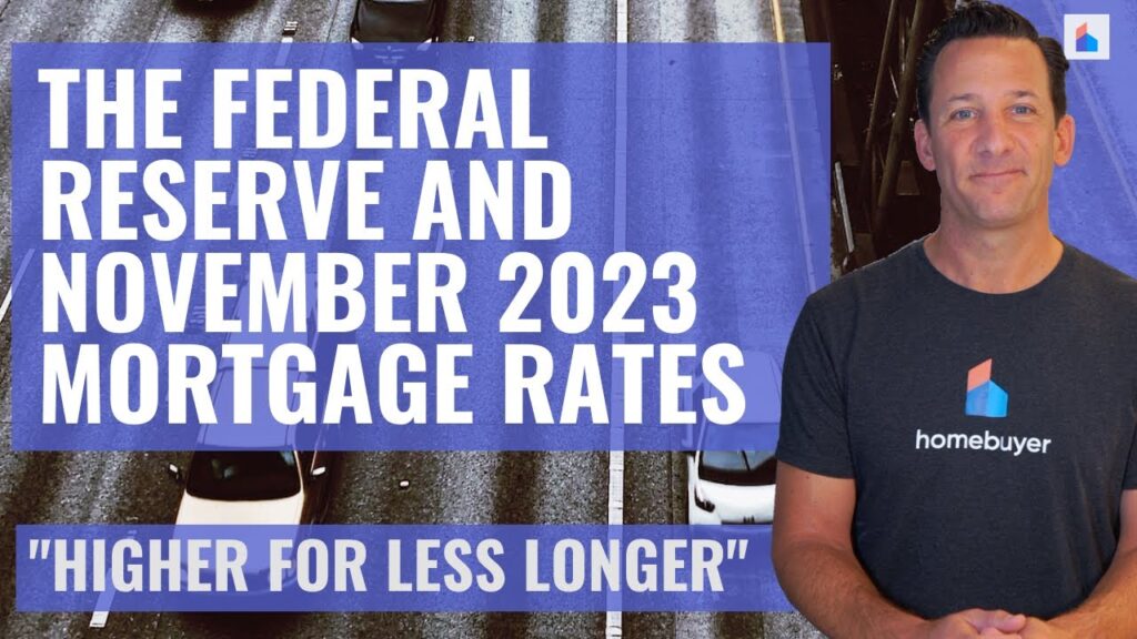 Federal Reserve FOMC November 2023 & Mortgage Rates [VIDEO]